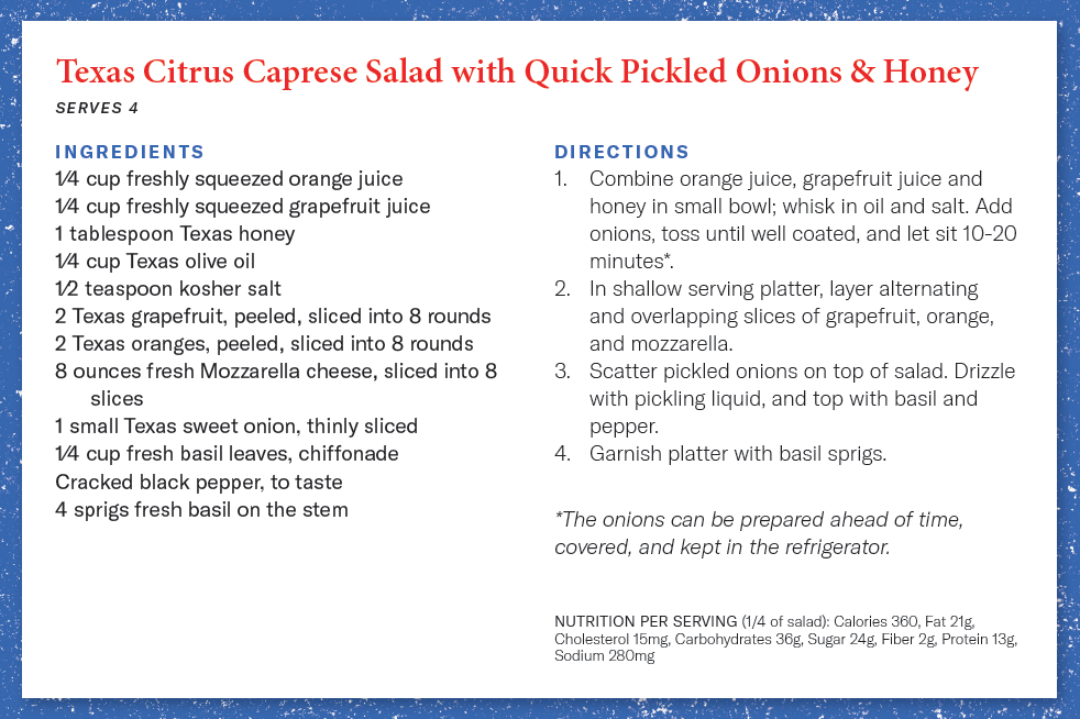 citrust caprese salad pic